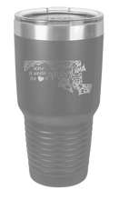 Load image into Gallery viewer, Maryland - Home Is Where the Heart is Laser Engraved Tumbler (Etched)
