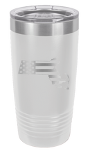 Load image into Gallery viewer, Massachusetts State American Flag Laser Engraved Tumbler (Etched)
