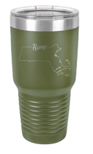 Load image into Gallery viewer, Massachusetts Home Laser Engraved Tumbler (Etched)
