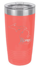 Load image into Gallery viewer, Michigan Home Laser Engraved Tumbler (Etched)
