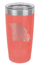 Load image into Gallery viewer, Missouri - Home Is Where the Heart is Laser Engraved Tumbler (Etched)
