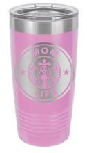 Load image into Gallery viewer, Mom Life Laser Engraved Tumbler (Etched)
