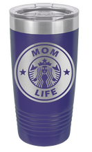 Load image into Gallery viewer, Mom Life Laser Engraved Tumbler (Etched)
