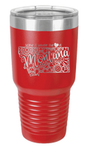 Load image into Gallery viewer, Montana - Home Is Where the Heart is Laser Engraved Tumbler (Etched)
