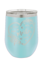 Load image into Gallery viewer, Mother with Names - Customizable - Laser Engraved Wine Tumbler (Etched)
