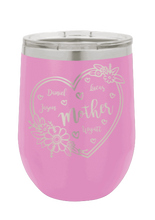 Load image into Gallery viewer, Mother with Names - Customizable - Laser Engraved Wine Tumbler (Etched)
