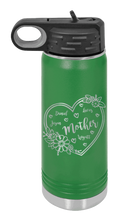 Load image into Gallery viewer, Mother with Names - Customizable - Laser Engraved Water Bottle
