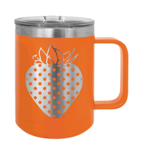 Load image into Gallery viewer, Strawberry Laser Engraved Mug (Etched)
