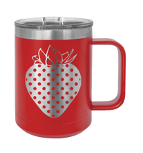 Load image into Gallery viewer, Strawberry Laser Engraved Mug (Etched)
