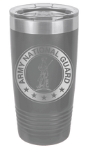 Load image into Gallery viewer, National Guard Laser Engraved Tumbler (Etched)
