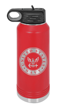 Load image into Gallery viewer, Navy Laser Engraved Water Bottle (Etched)
