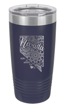 Load image into Gallery viewer, Nevada - Home Is Where the Heart is Laser Engraved Tumbler (Etched)
