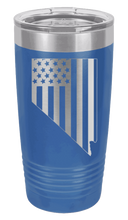 Load image into Gallery viewer, Nevada State American Flag Laser Engraved Tumbler (Etched)
