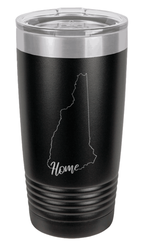 New Hampshire Home Laser Engraved Tumbler (Etched)