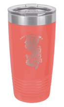 Load image into Gallery viewer, New Jersey - Home Is Where the Heart is Laser Engraved Tumbler (Etched)
