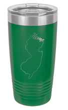 Load image into Gallery viewer, New Jersey Home Laser Engraved Tumbler (Etched)
