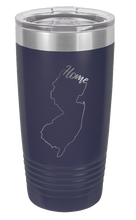 Load image into Gallery viewer, New Jersey Home Laser Engraved Tumbler (Etched)
