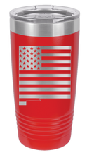 Load image into Gallery viewer, New Mexico State American Flag Laser Engraved Tumbler (Etched)
