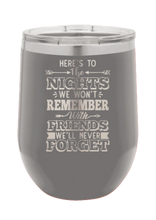 Load image into Gallery viewer, Nights We Won&#39;t Forget Laser Engraved Wine Tumbler (Etched)
