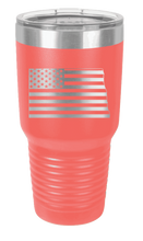Load image into Gallery viewer, North Dakota State American Flag Laser Engraved Tumbler (Etched)
