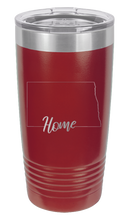 Load image into Gallery viewer, North Dakota Home Laser Engraved Tumbler (Etched)
