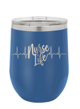 Load image into Gallery viewer, Nurse Life Laser Engraved Wine Tumbler (Etched)
