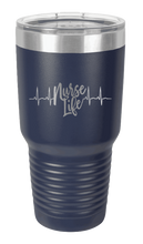 Load image into Gallery viewer, Nurse Life Laser Engraved Tumbler (Etched)
