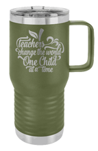 Load image into Gallery viewer, Teachers Change the World Laser Engraved  Mug (Etched)
