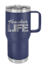 Load image into Gallery viewer, Teacher Life Laser Engraved Mug (Etched)
