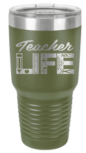 Load image into Gallery viewer, Teacher Life Laser Engraved Tumbler (Etched)
