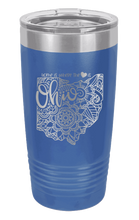Load image into Gallery viewer, Ohio - Home Is Where the Heart is Laser Engraved Tumbler (Etched)
