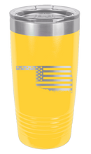 Load image into Gallery viewer, Oklahoma State American Flag Laser Engraved Tumbler (Etched)
