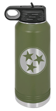 Load image into Gallery viewer, Tennessee Tri-Star Laser Engraved Water Bottle (Etched)
