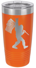 Load image into Gallery viewer, Squatch Flag Laser Engraved Tumbler (Etched)
