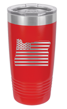 Load image into Gallery viewer, Oregon State American Flag Laser Engraved Tumbler (Etched)

