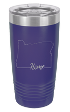 Load image into Gallery viewer, Oregon Home Laser Engraved Tumbler (Etched)

