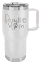 Load image into Gallery viewer, Poodle Mom Laser Engraved Mug (Etched)
