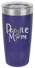 Load image into Gallery viewer, Poodle Mom Laser Engraved Tumbler
