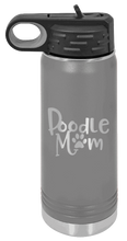 Load image into Gallery viewer, Poodle Mom Laser Engraved Water Bottle (Etched)
