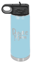 Load image into Gallery viewer, Poodle Mom Laser Engraved Water Bottle (Etched)
