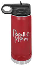 Load image into Gallery viewer, Poodle Mom Laser Engraved Water Bottle (Etched)
