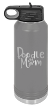 Load image into Gallery viewer, Poodle Mom Laser Engraved Water Bottle (Etched)
