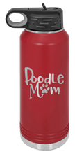 Load image into Gallery viewer, Poodle Mom Laser Engraved Water Bottle (Etched)
