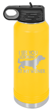 Load image into Gallery viewer, I See You Looking at My Weiner Laser Engraved Water Bottle (Etched)
