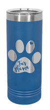 Load image into Gallery viewer, Fur Mama Laser Engraved Skinny Tumbler (Etched)
