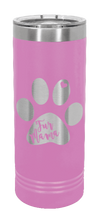 Load image into Gallery viewer, Fur Mama Laser Engraved Skinny Tumbler (Etched)
