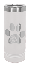 Load image into Gallery viewer, Fur Mama Laser Engraved Skinny Tumbler (Etched)
