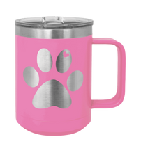 Load image into Gallery viewer, Paw Love Laser Engraved Mug (Etched)
