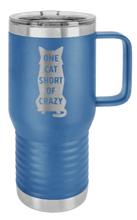 Load image into Gallery viewer, One Cat Short of Crazy Laser Engraved Mug (Etched)
