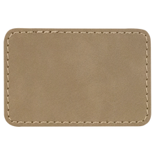 Load image into Gallery viewer, Leather Patch With Stitching w /Adheshive Back - NOT ENGRAVED
